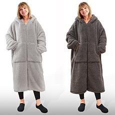 "As Is" Warm & Cozy 2-pack Oversized Sherpa Hoodie