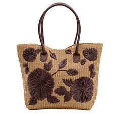 "As Is" Wildflower Garden Party Embroidered Tote