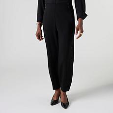 "As Is" WynneCollection 360 Stretch Ponte Ankle Lantern Pant