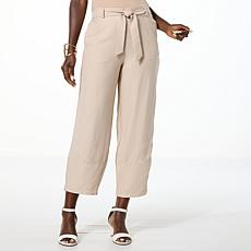 "As Is" WynneCollection Sedona Lantern Seam Straight Leg Ankle Pant