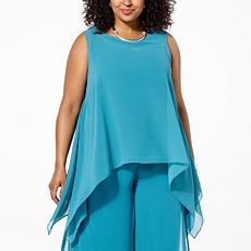 "As Is" WynneLayers Chiffon Overlay Tank
