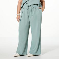 "As Is" WynneLayers Drapey Twill Front Pleat Pant