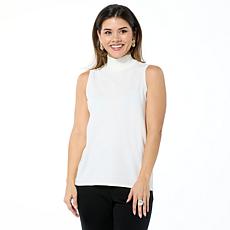"As Is" WynneLayers Mock Neck Sleeveless Sweater