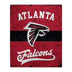 Nfl Atlanta Falcons Men's Varsity Letter Long Sleeve Crew Fleece