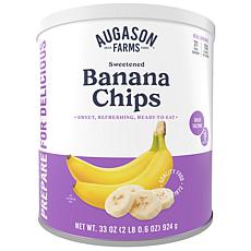 Augason Farms 2lbs Banana Chips - 22 Servings