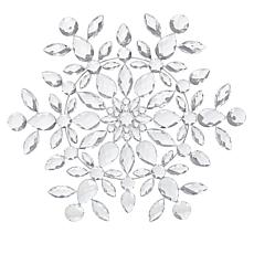 august & leo 21" Oversized Jeweled Snowflake