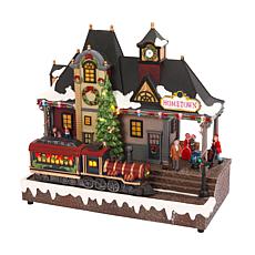 Battery-Operated Lighted Musical Train