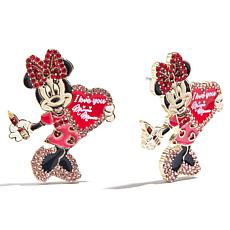 BAUBLEBAR Disney Minnie Mouse Heart Goldtone Stud Earrings
