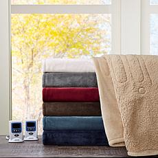 Beautyrest Microlight/Berber Heat Blanket Full/Sapphire