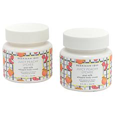 Beekman 1802 2-piece Goat Milk Body Cream - Peach Lychee Auto-Ship®