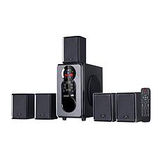 beFree Sound 5.1 Channel Bluetooth Surround Sound Wired Shelf Speak...