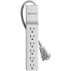 Belkin 6-Outlet Home Office Surge Protector w/ Rotating Plug - 8' Cord