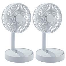 Bell + Howell Set of 2 Foldaway Collapsible Fans