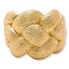 Bellezza Bronze Braided Graduated Ring