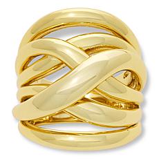 Bellezza Bronze Polished Multi-Row Illusion Ring