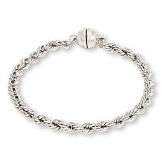 Bellezza Bronze Rope Chain Magnetic Clasp Bracelet