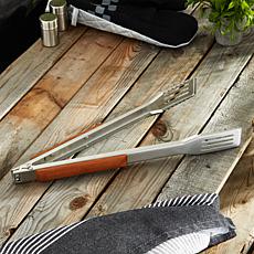 BergHOFF 16.25" BBQ Tongs with Wooden Handle
