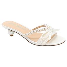 Betsey Johnson Mandy Simulated Pearl Mule Sandal