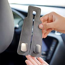 Boundless Dual Suede Headrest Hooks - Set of 4
