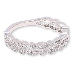 Bright Halo Lab Grown Diamonds 0.33ctw Marquise and Round Band Ring