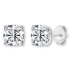 Bright Halo Lab Grown Diamonds 14K Gold 3ctw Cushion Stud Earrings