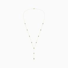 Bright Halo Lab Grown Diamonds 2.25 ctw Stationed Lariat Necklace, ...