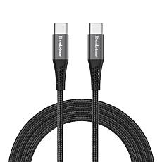 Brookstone C-to-C 60WT 6ft Braid With Alloy Tip