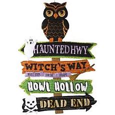 Bucilla Felt Wall Hanging Applique Kit - Halloween Street Sign