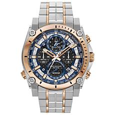 Bulova "Precisionist" Two-Tone Men's Chronograph Bracelet Watch