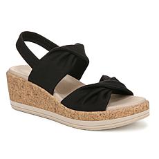 BZees® AirStep Riley Fabric Wedge Sandal with Air Step™ Technology