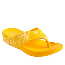 BZees Villa Print Machine Washable EVA Sandal