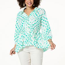 C Wonder 3/4 Sleeve Blouse