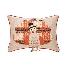 C&F Home Harvest Time Turkey Pillow