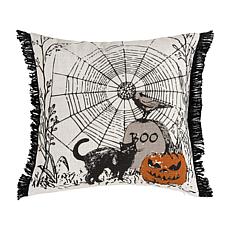 C&F Home Jol Boo Spider Web Printed Throw Pillow