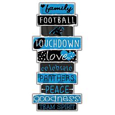 Carolina Panthers Celebrations Stack 24" Sign 