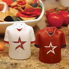 Ceramic Salt and Pepper Shakers - Houston Astros