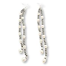 Chaco Canyon Freshwater Pearl Shoulder Duster Dangle Earrings