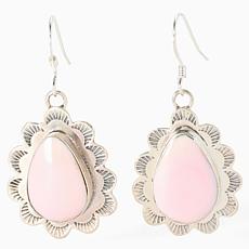 Chaco Canyon Pink Conch French Wire Earrings