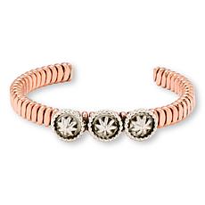 Chaco Canyon Sterling Silver Silver and Copper 3-Star Cuff Bracelet 