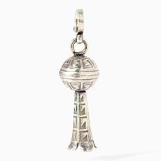 Chaco Canyon Sterling Silver Squash Blossom Charm
