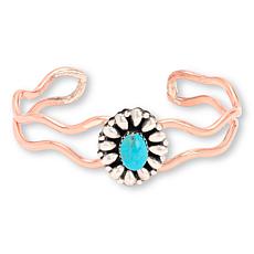Chaco Canyon Turquoise Swirl Cuff