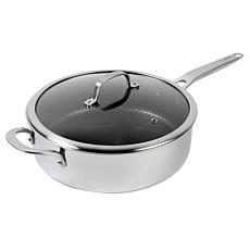 Chef Jet Tila 5-Quart Ceramic Nonstick Clad Stainless Steel Sauté Pan
