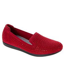 clarks red flats