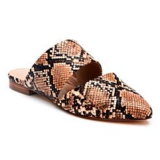 matisse snakeskin mules