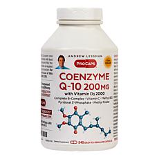 CoEnzyme Q10 200 with Vitamin D3 2000 - 540 Capsules