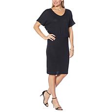 Colleen Lopez "CL Soft" Snap Cap Sleeve Sheath Dress