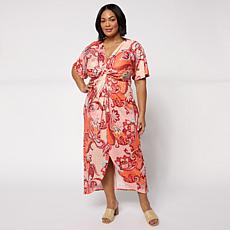 Colleen Lopez Front Drape Pullover Dress