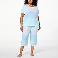 Comfort Code 2-piece So Soft Ribbed Ombre PJ Set