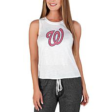 Concepts Sport Officially Licensed MLB Ladies Knit Tank Top Nationals