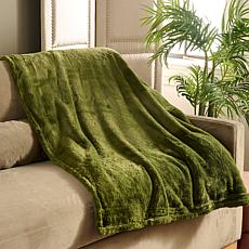 Concierge Collection Faux Fur Throw